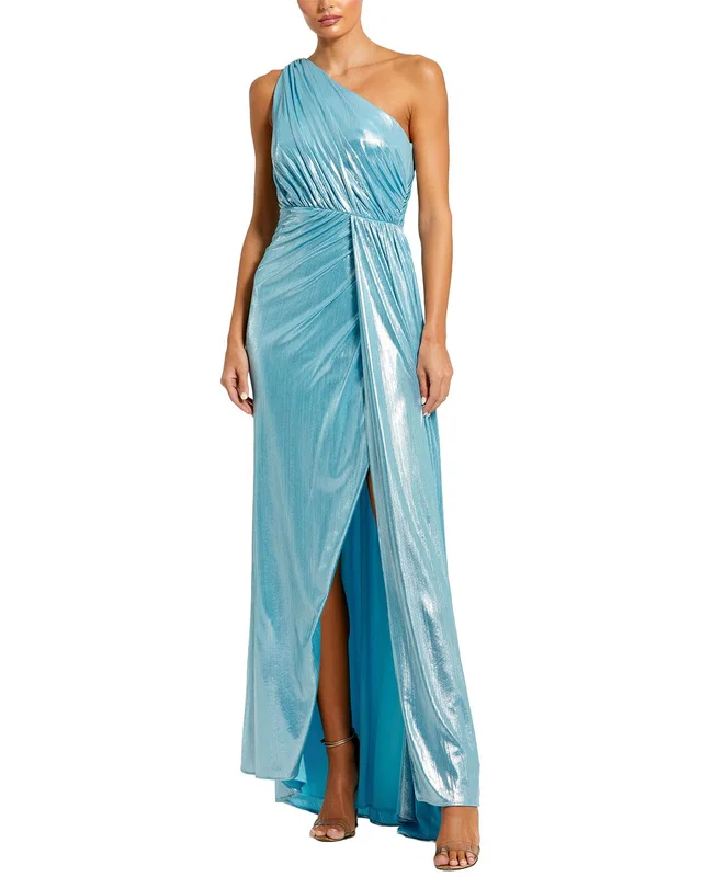 Mac Duggal One Shoulder Draped Gown, image 1 of 1 from Gilt