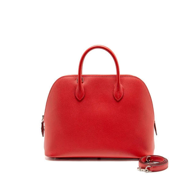 Hermès Bolide 1923 31 Epsom Bougainvillier SHW Stamp C in Epsom leather from EMIER