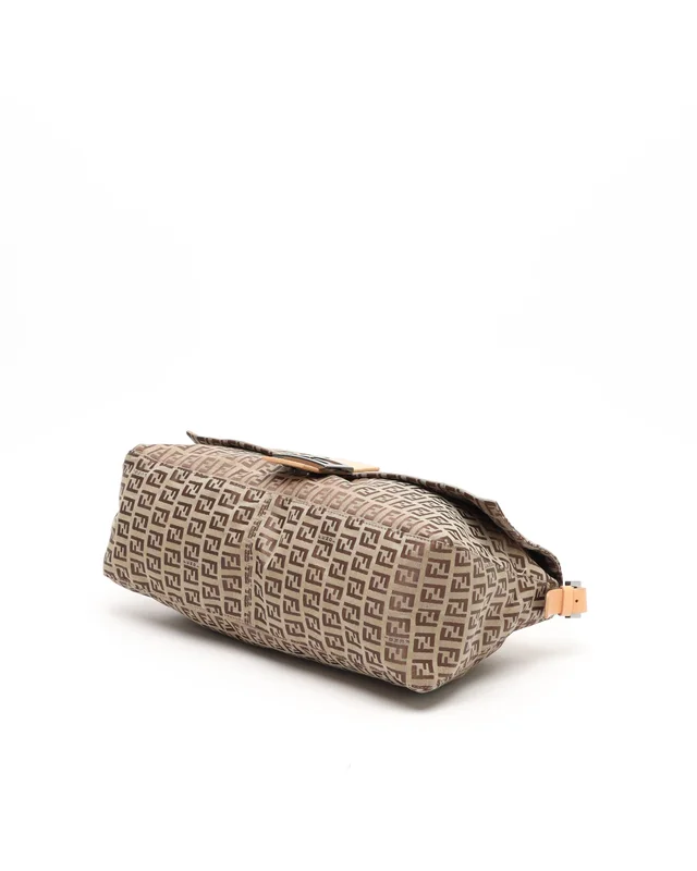 Fendi Zucchino Mamma Baguette Bag in Canvas from A Retro Tale, photo 4 of 12