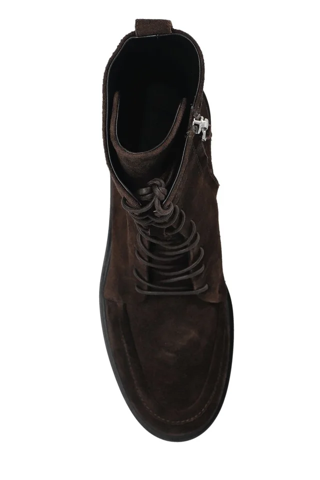 Aeyde Tate Lace-Up Ankle Boots, photo 5 of 5 from SENSER