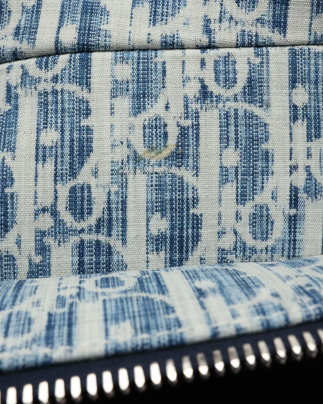 Dior Homme Oblique Kasuri Saddle Belt Bag in Canvas from A Retro Tale, photo 6 of 10