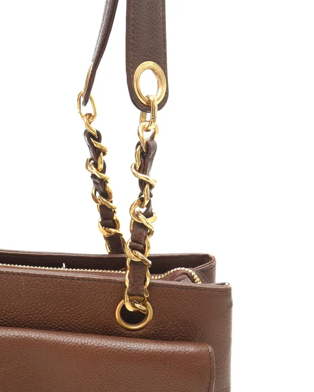 Chanel Caviar CC Tote Bag in Caviar leather from A Retro Tale, photo 8 of 16