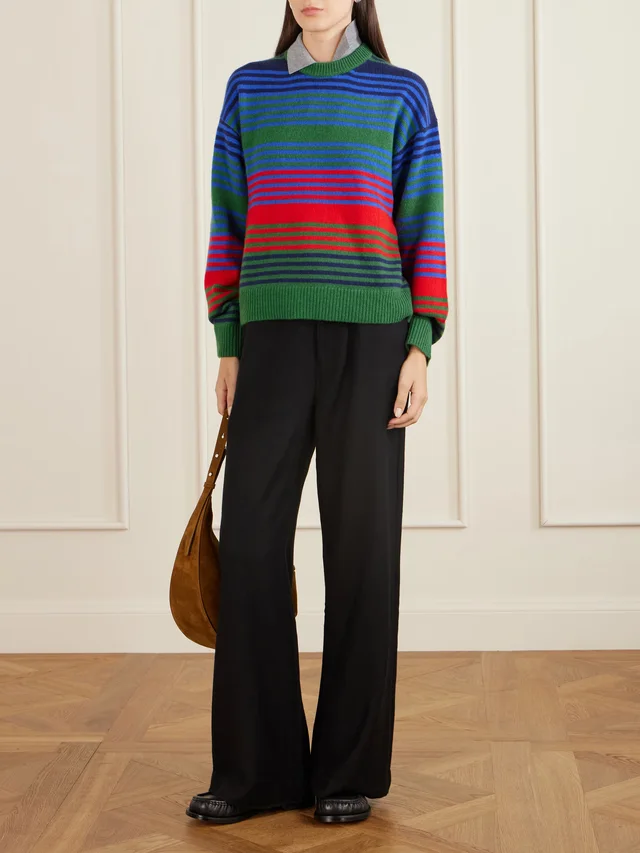THE ELDER STATESMAN Dume striped cashmere sweater, photo 2 of 2 from NET-A-PORTER (Canada)