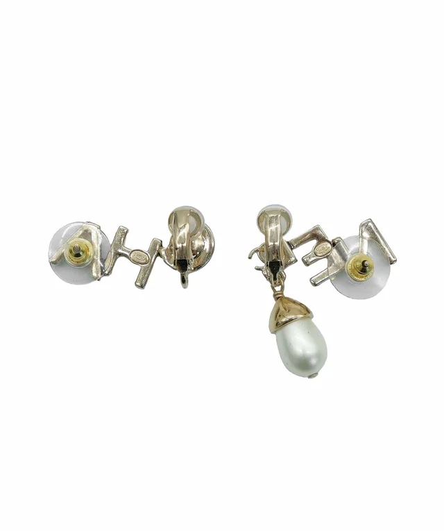 Chanel Logo Pearl Earrings from Luxury Promise, photo 4 of 4