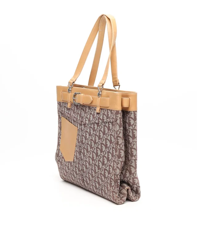 Dior Oblique Pocket Tote Bag in Canvas from A Retro Tale, photo 2 of 14