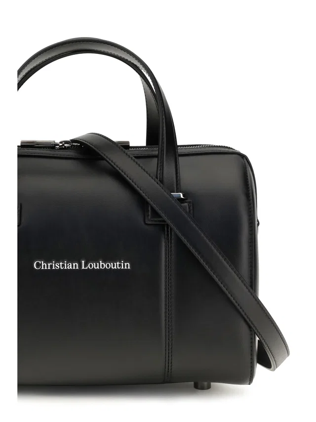 Christian Louboutin Smooth Calf Leather Shoulder Bag — Black in Black Calfskin from HEWI