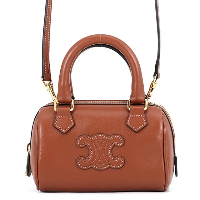 Celine Cuir Triomphe Gold10P043ESM.04LU Smooth Calf Leather Size Mini in Calfskin from GALLERY RARE