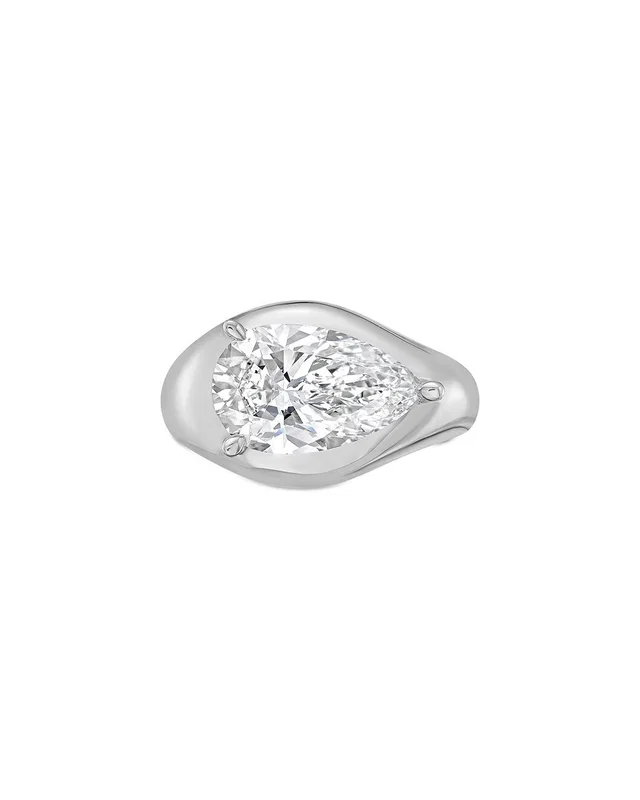 Diana M Lab Grown Diamonds Diana M. 14K 4.00 ct. tw. Lab-Grown Diamond Solitaire Ring, image 1 of 1 from Rue La La