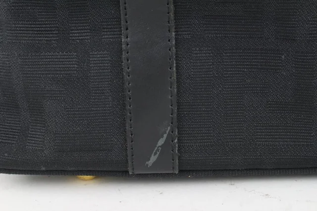 Fendi Black Monogram FF Boston in Black Canvas from Bagriculture