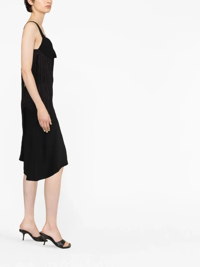 Victoria Beckham Asymmetric Fringe Mini Dress, photo 3 of 4 from Balardi