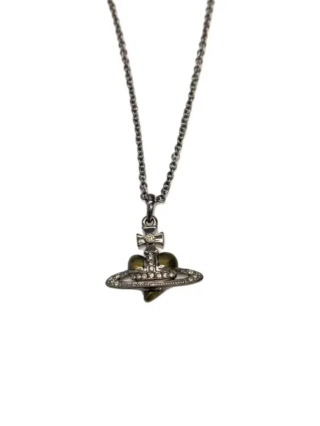 Vivienne Westwood Heart Orb Necklace in black from Grailed