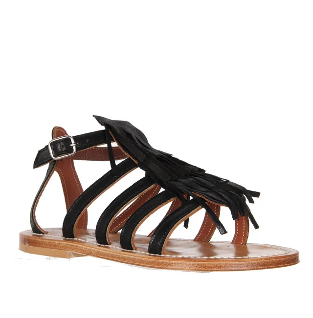 K.Jacques Fregate Fringe Sandals, Black from Cultstatus, photo 1 of 1