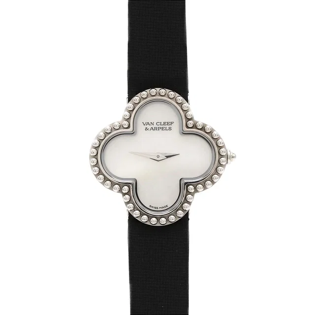 Van Cleef & Arpels Alhambra WG Quartz Watch from The Reluxe