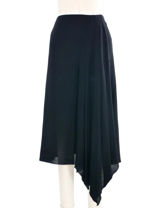 1999 Chanel Chiffon Fishtail Skirt from Arcade Vintage