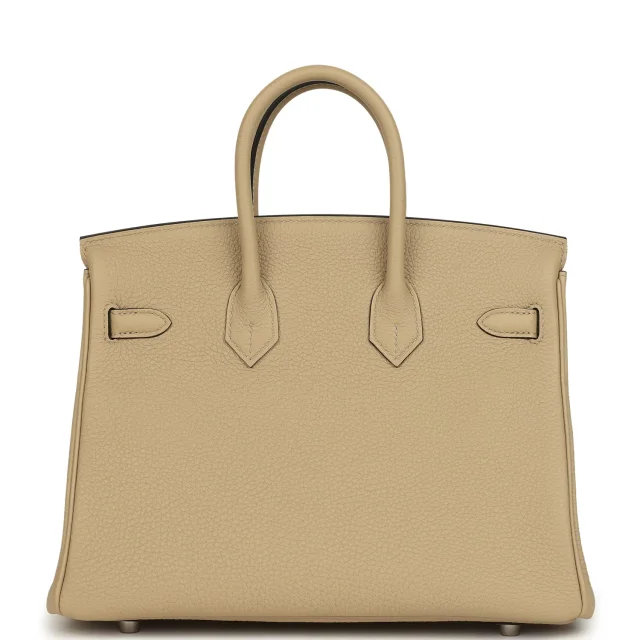 Hermès Birkin 25 Trench Verso Togo Palladium Hardware in Togo leather from Madison Avenue Couture, photo 4 of 9