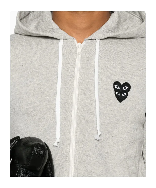 Comme Des Garcons Play Grey hoodie, photo 4 of 4 from SENSER