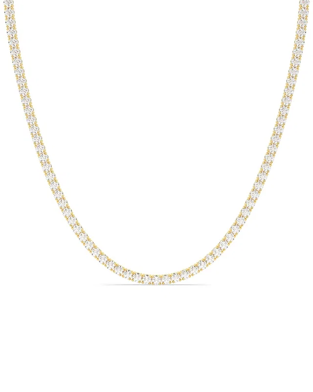Lab Grown Diamonds 14K 5.00 ct. tw. Lab-Grown Diamond Tennis Necklace, image 1 of 1 from Rue La La