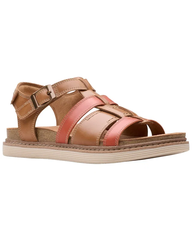 Clarks Arwell Sun Leather Sandal, image 1 of 1 from Gilt