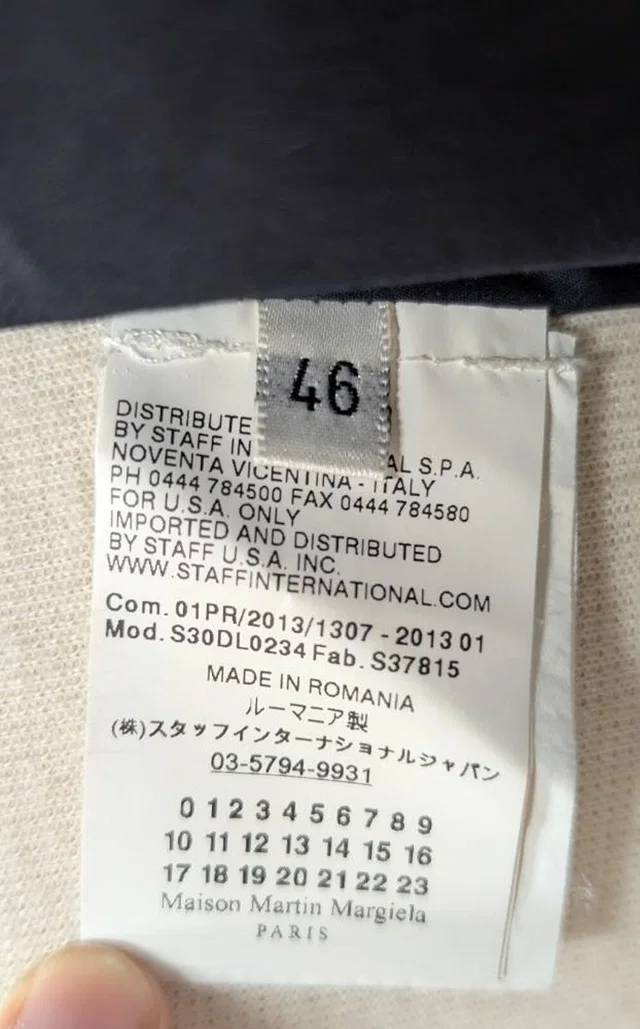 Maison Margiela Classic Long-sleeve Shirt Black Size: S in Black from Oxfam Online Shop