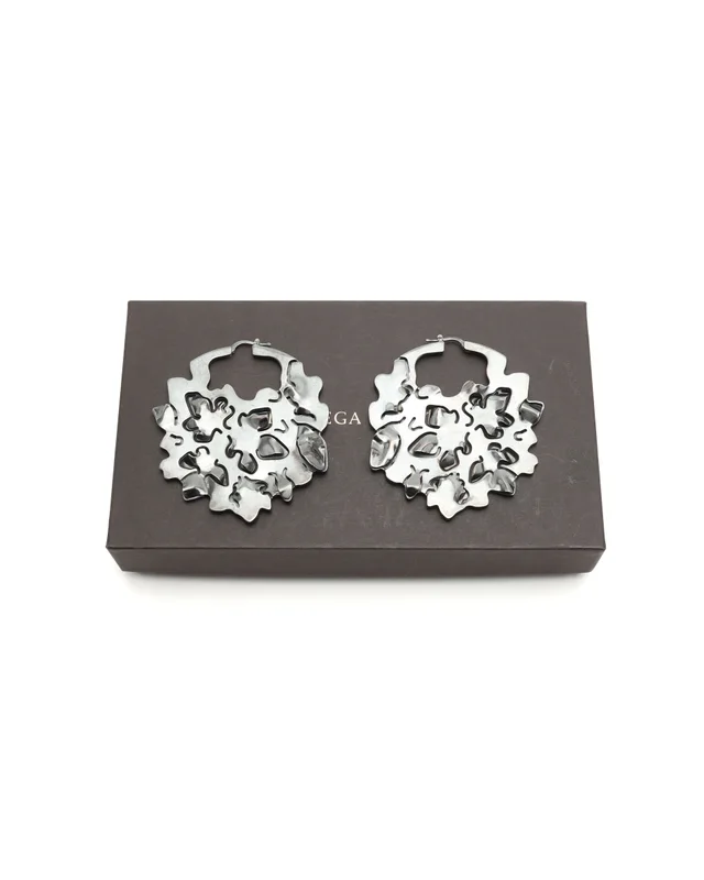 Bottega Veneta Silver Earrings in Silver from A Retro Tale, photo 2 of 4