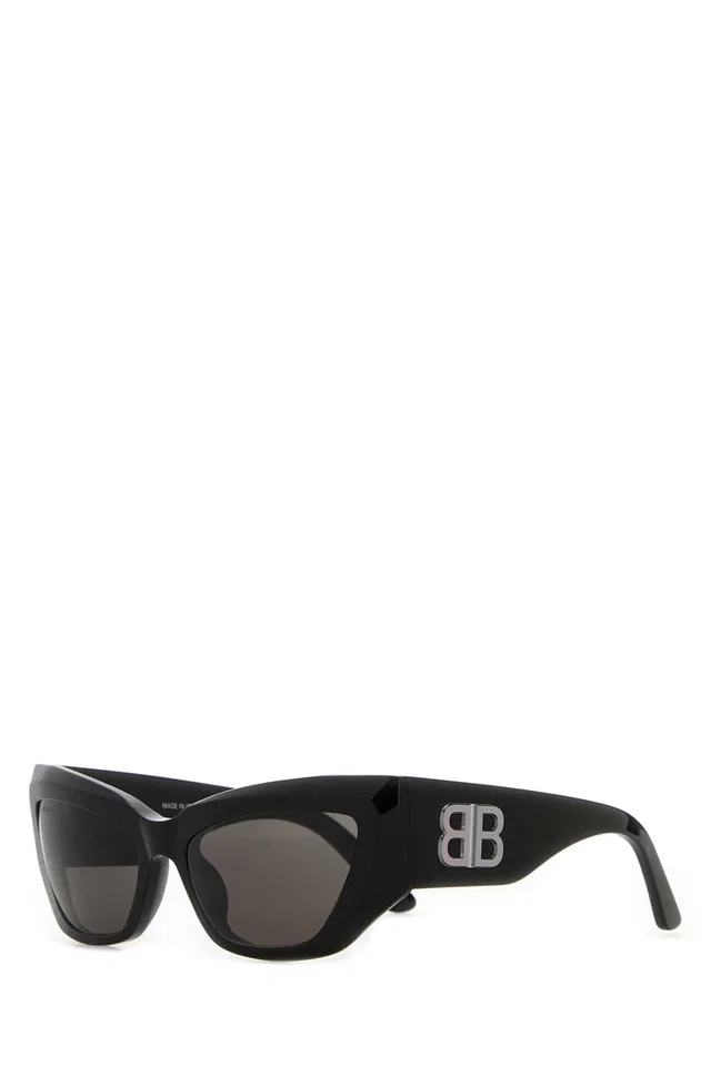 Balenciaga Signature Sunglasses — Black Exterior: Acetate in Black from HEWI