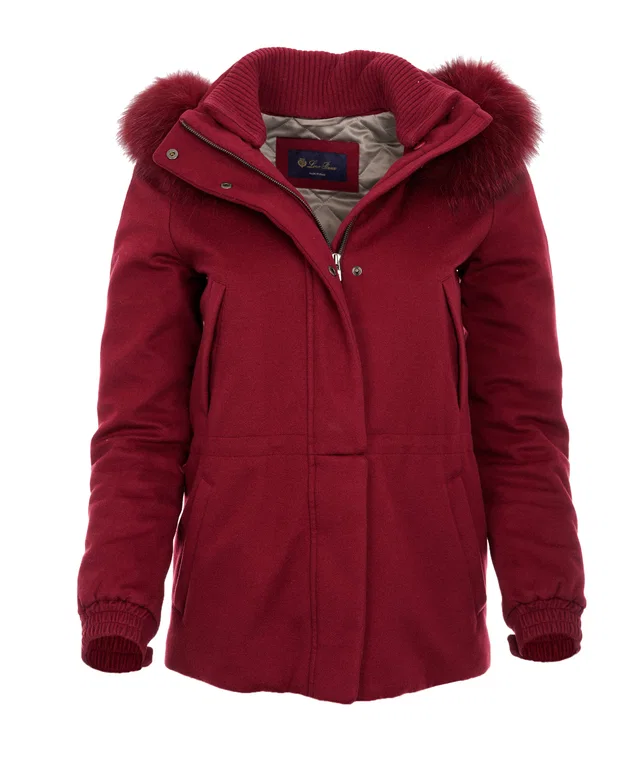 Loro Piana Burgundy Jacket in Burgundy from Luxury Promise