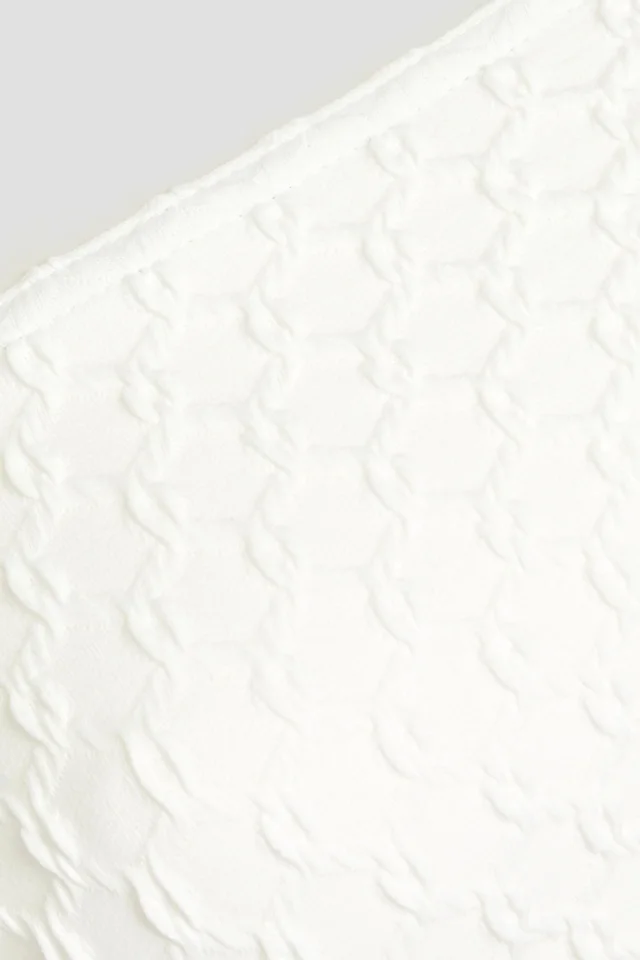 Zimmermann Raie Textured Bandeau Bikini Top, photo 4 of 10 from THE OUTNET