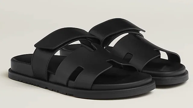 Hermès Chypre Sandal Black in Black from Luxury Promise