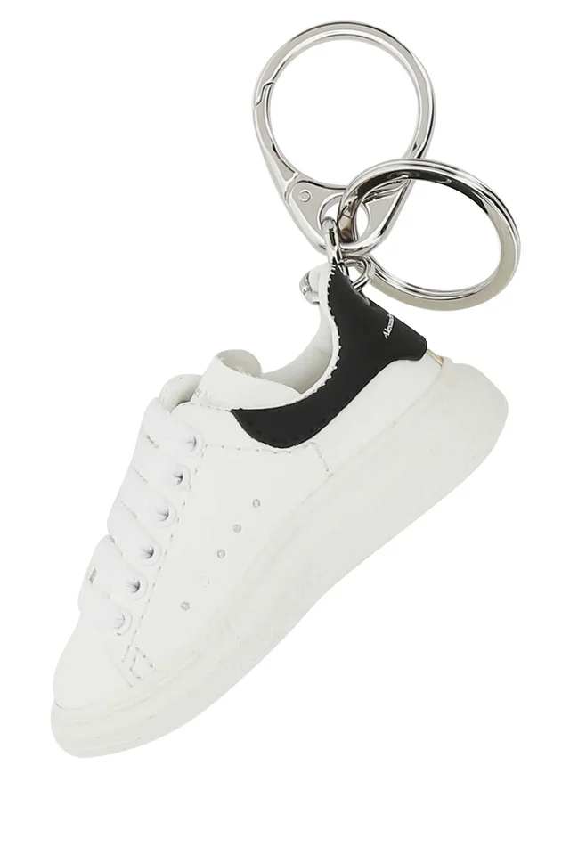 Alexander McQueen Keychain Key Case — White Keychains in White Calfskin from HEWI, photo 2 of 2