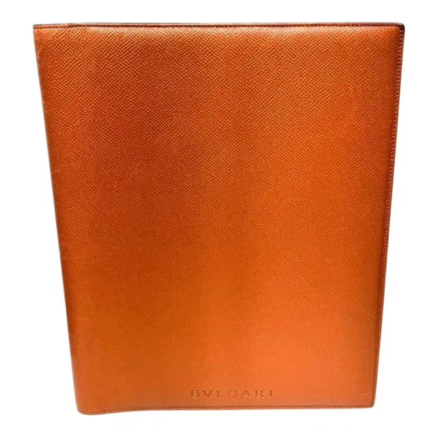 Bvlgari Leather Notebook Cover in Leather from LuxUness