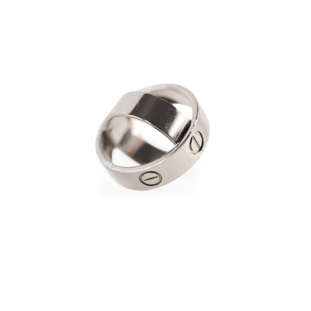 Cartier Secret Love Ring White Gold Size 47 in White from The Purse Affair