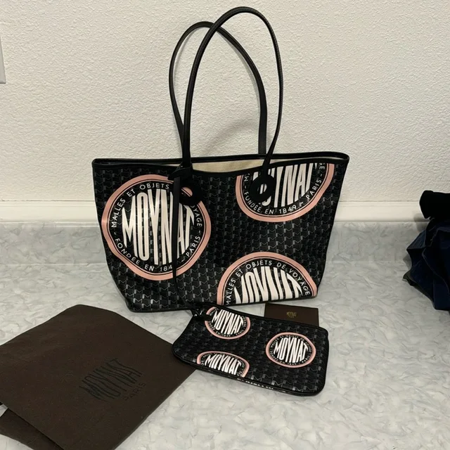 Moynat Women's Oh! Tote Medaillon in pink|black from Poshmark