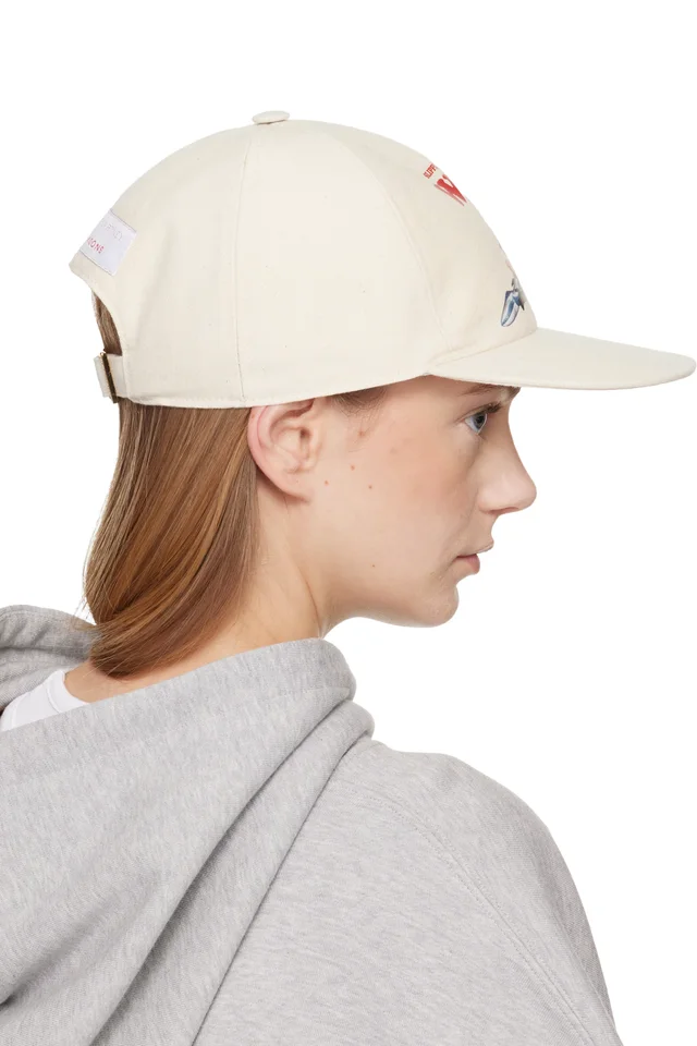 Stella McCartney Off-White Jeff Koons Edition 'Slippery When Wet' Cap, photo 3 of 3 from SSENSE