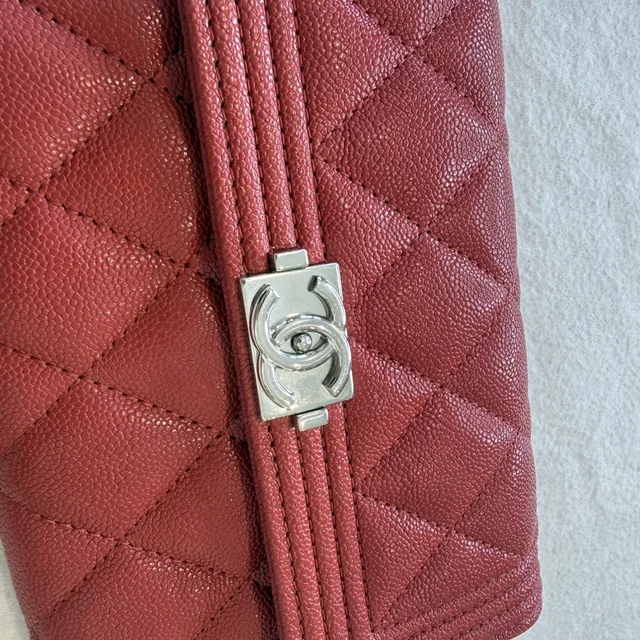 Chanel Medium Caviar Boy Wallet in Caviar leather from Reowned, photo 2 of 10