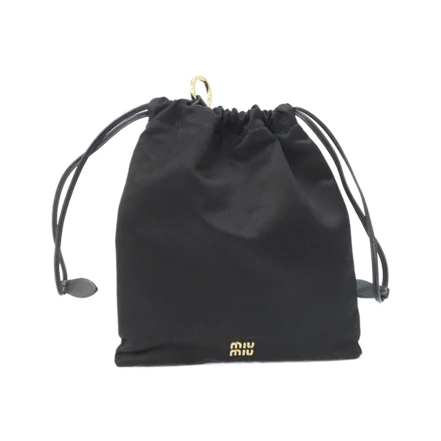 Miu Miu 5NG010 Pouch in NERO / GOLD metal fittings DUCHESSE from KOMEHYO
