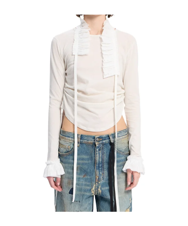 Long-sleeve pleated top, image 1 of 1 from SENSER
