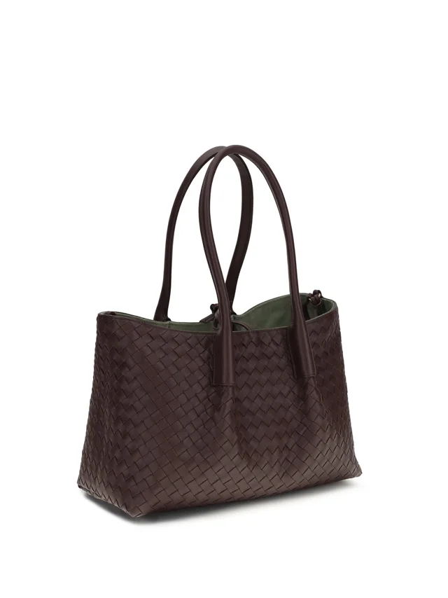 Bottega Veneta Pinacoteca Tote Bag — Brown Calf Leather in Brown Calfskin from HEWI, photo 2 of 2