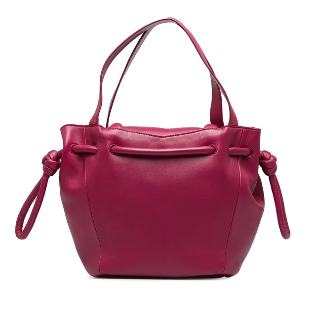 Pink Bottega Veneta Beak Handbag in Pink Leather from Designer Revival, photo 2 of 2