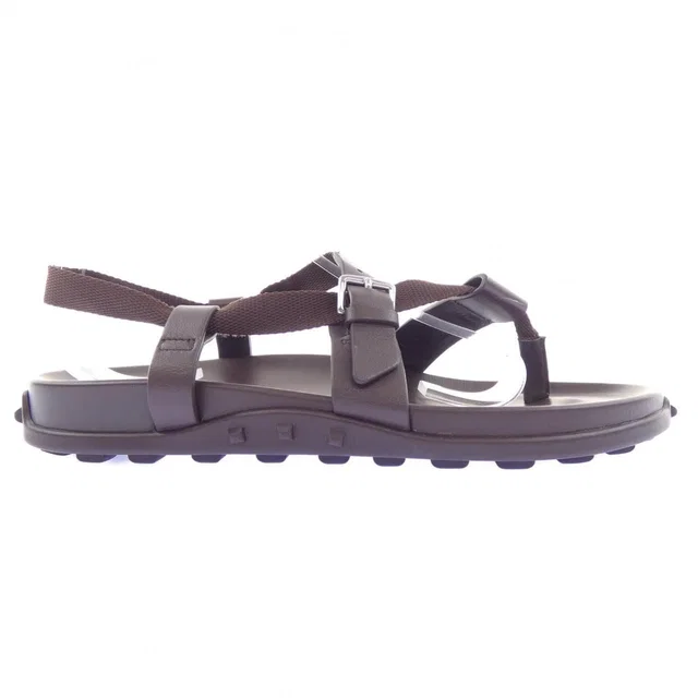 Hermès Sandals Brown in Brown Calfskin from The Reluxe