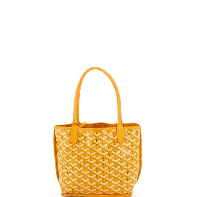 Goyard Anjou Reversible Tote Coated Canvas Mini in yellow Coated canvas from Rebag, photo 1 of 1