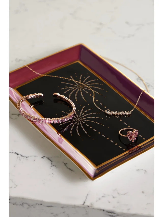 SUZANNE KALAN Porcelain jewelry tray in Black, photo 2 of 2 from NET-A-PORTER (Canada)