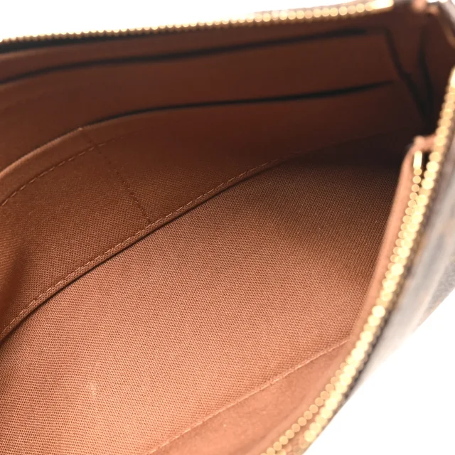 Louis Vuitton Monogram Chain Pochette Accessories in Coated canvas from FASHIONPHILE, photo 4 of 9