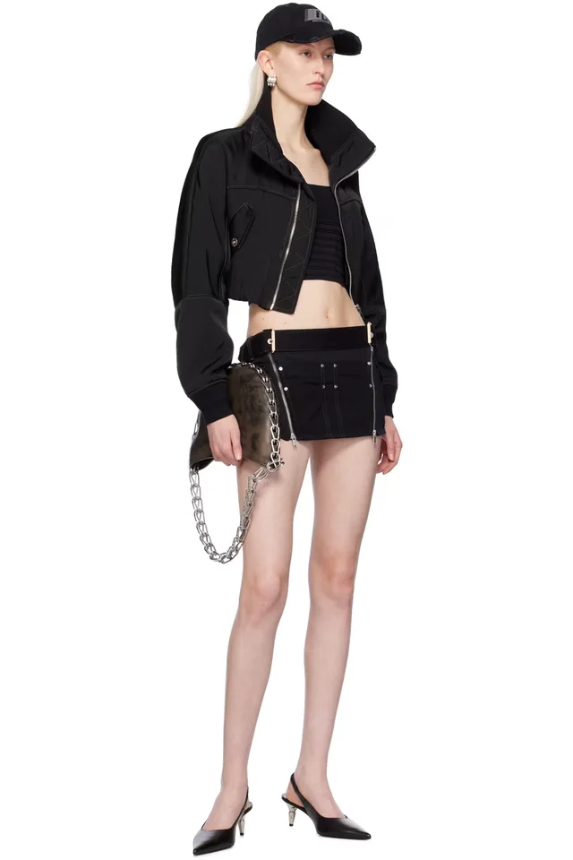 Dion Lee Black Ventral Compact Tank Top, photo 4 of 4 from SSENSE