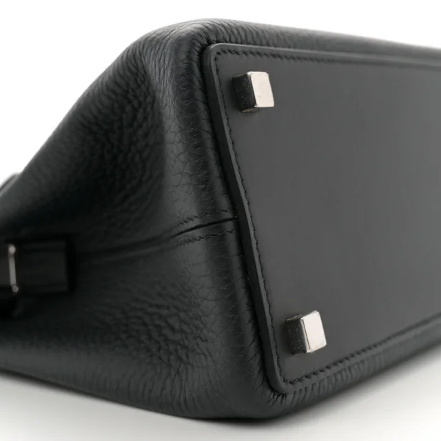 Hermès Togo Swift Medor Bag Black in Black Togo leather from FASHIONPHILE, photo 8 of 10