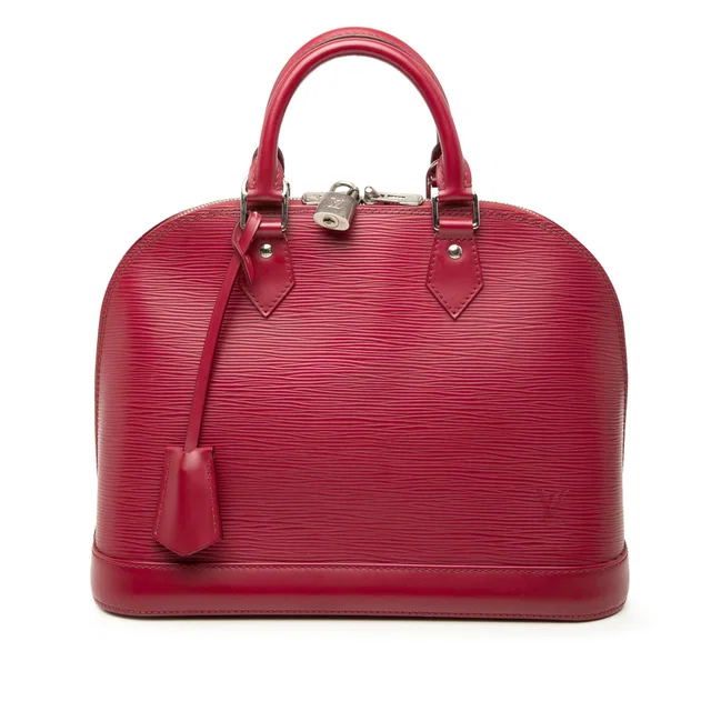 Red Louis Vuitton Epi Alma PM Handbag in Red Leather from Designer Revival, photo 1 of 1
