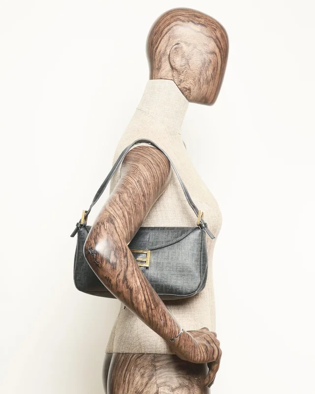 Fendi Zucchino Mama Baguette Bag in Canvas from A Retro Tale, photo 11 of 11