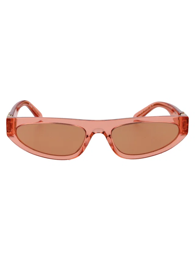 Miu Miu 0mu Transparent Acetate Sunglasses — Rose in Pink from HEWI