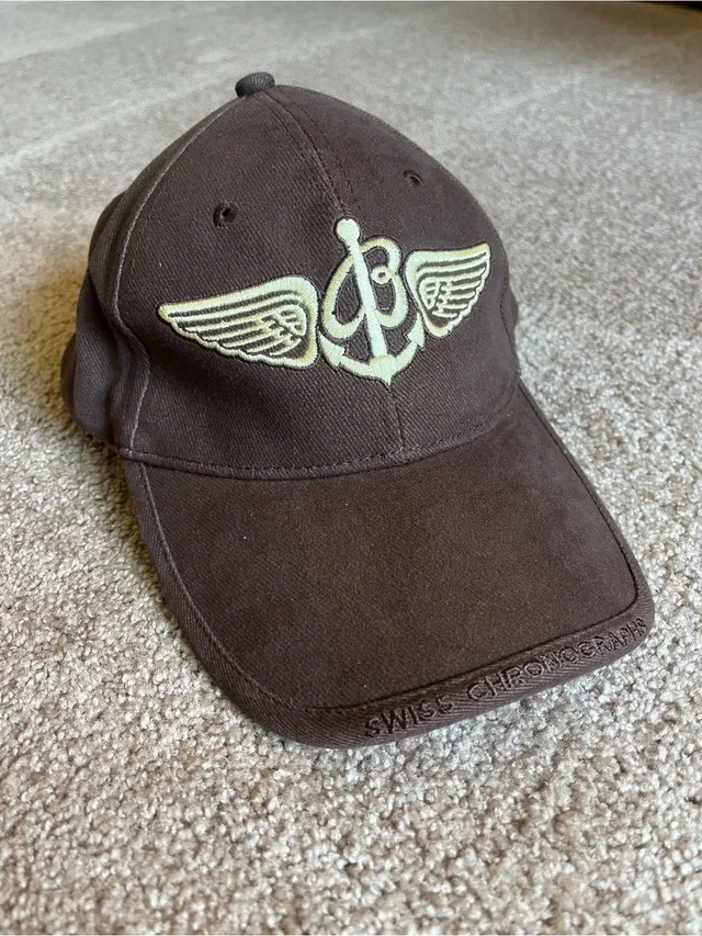 Vtg 00’s / Y2k Breitling Swiss Watches Chocolate Brown Baseball Cap in red|brown from Poshmark