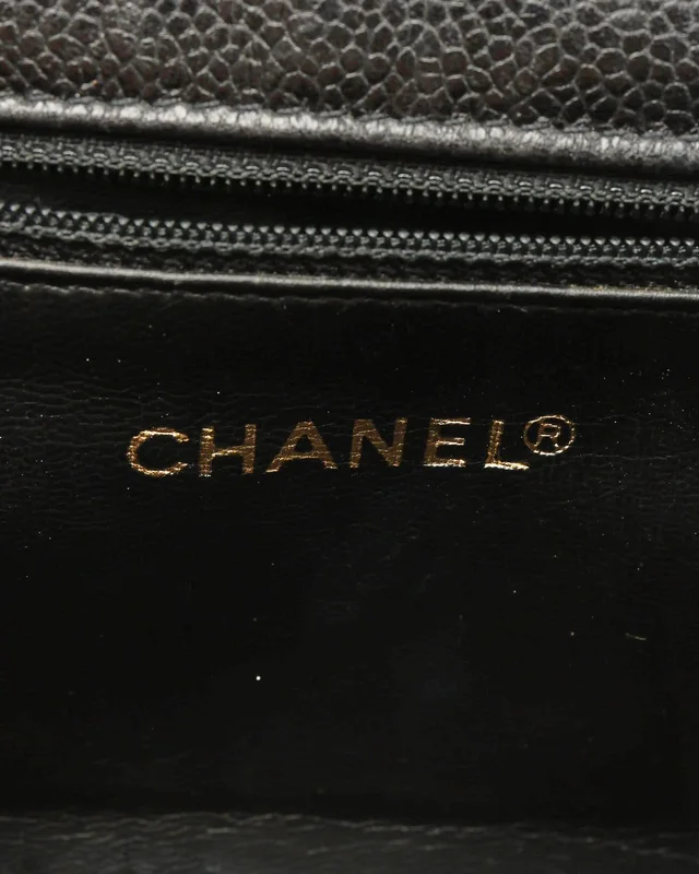Chanel CC Caviar Waist Bag in Caviar leather from A Retro Tale, photo 9 of 10