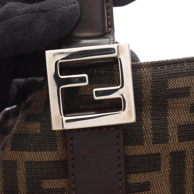 Fendi Zucca Canvas Tote Bag in Brown Canvas from LuxUness, photo 7 of 10